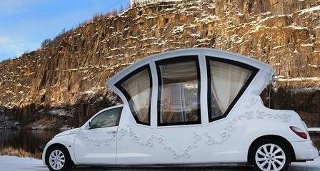 رویایی ترین ماشین عروس جهان (عکس)