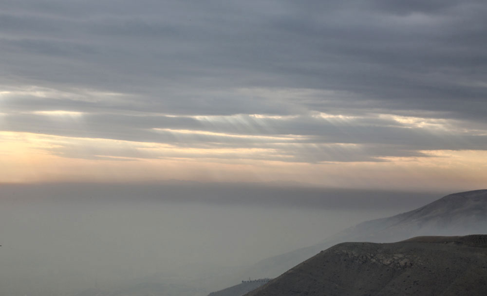 هوای امروز تهران از نمای بالا (عکس)