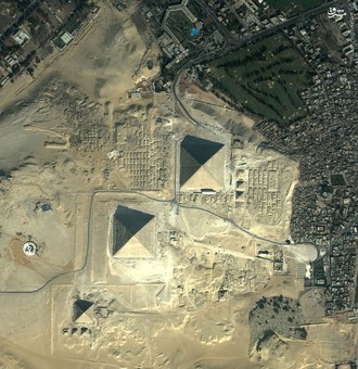 اهرام ثلاثه از ناسا(عکس)