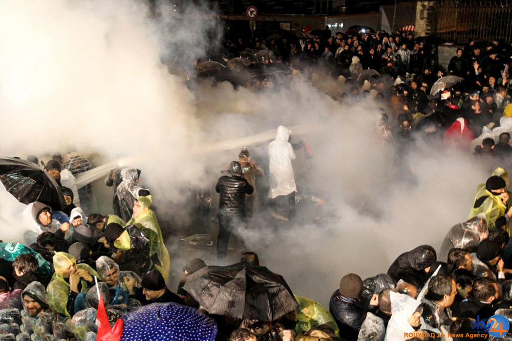 حمله پلیس ترکیه به معترضان‎