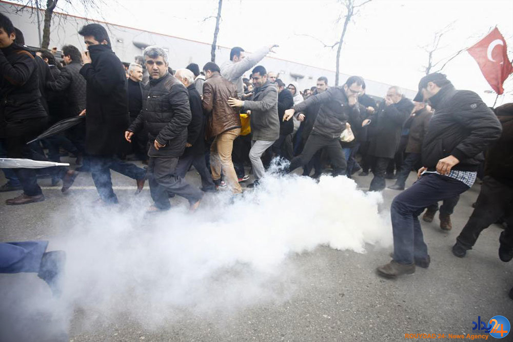 حمله پلیس ترکیه به معترضان‎