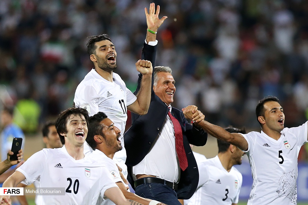 صعود تیم ملی فوتبال ایران به جام جهانی ۲۰۱۸ (تصاویر)