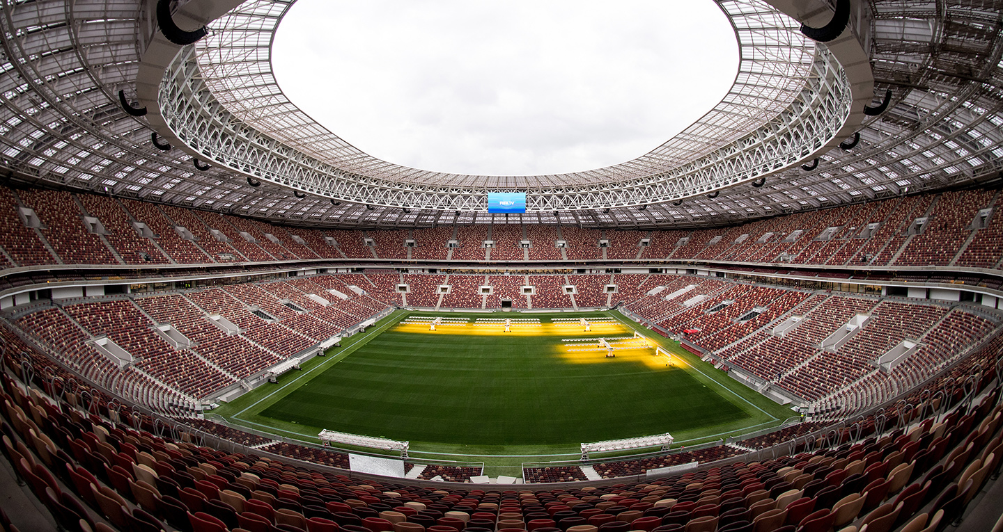 افتتاحیه جام جهانی 2018 در استادیوم لوژنیکی مسکو