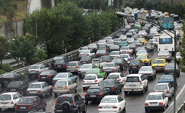 ترافیک سنگین محورهای خروجی در بعد از ظهر امروز