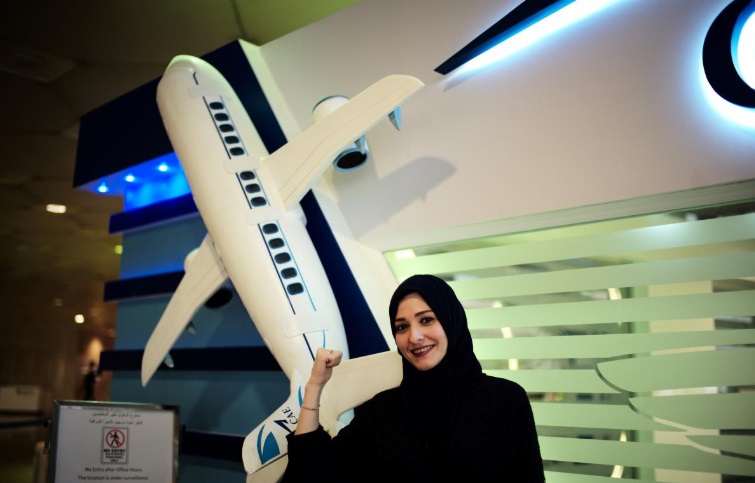 زنان عربستان آموزش خلبانی می‌بینند