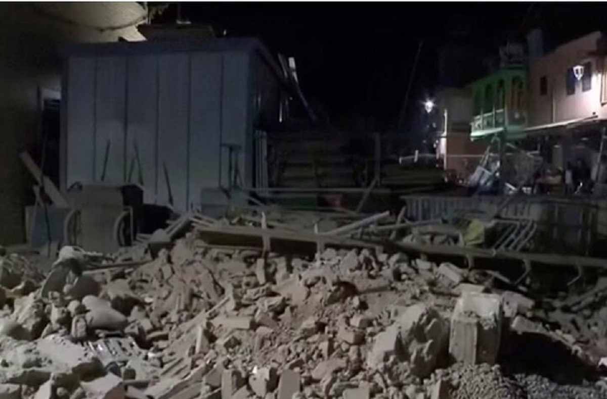 ویدئویی از لحظه وقوع زلزله سهمگین در مراکش