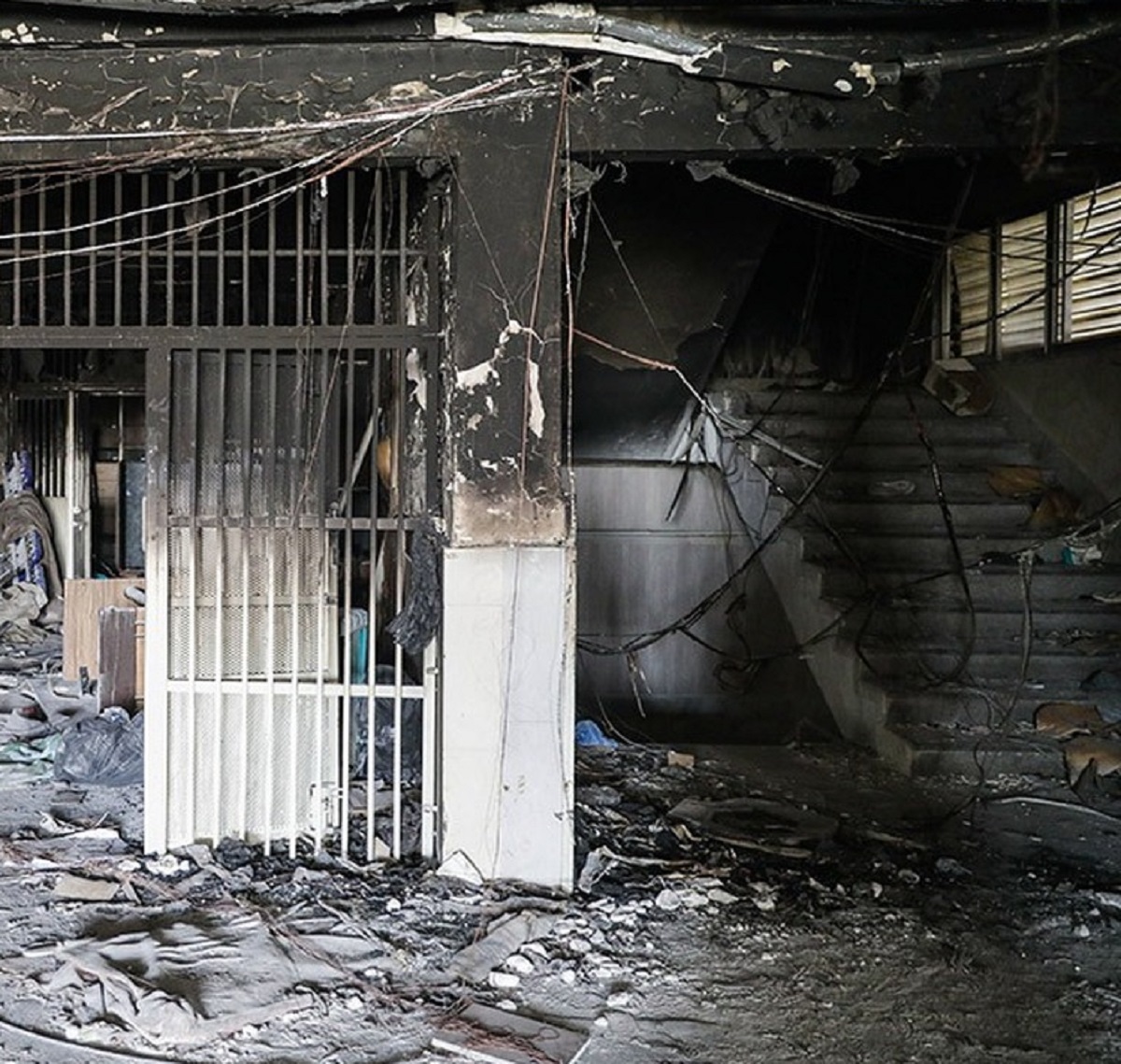 فیلم آخرین وضعیت آتش سوزی زندان اوین