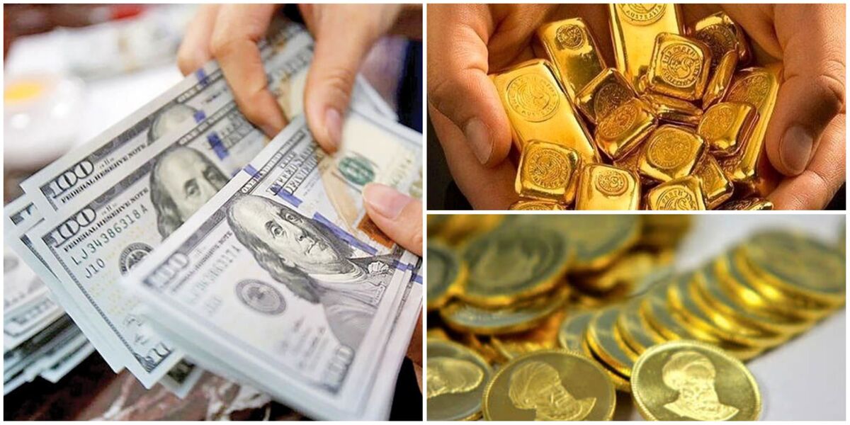 قیمت دلار، طلا و سکه امروز ۷ فروردین ۱۴۰۳
