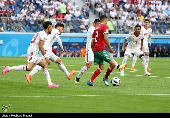 فوتبال ایران و مراکش جام جهانی 2018