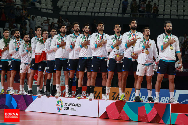 مدال طلای تیم ملی والیبال ایران