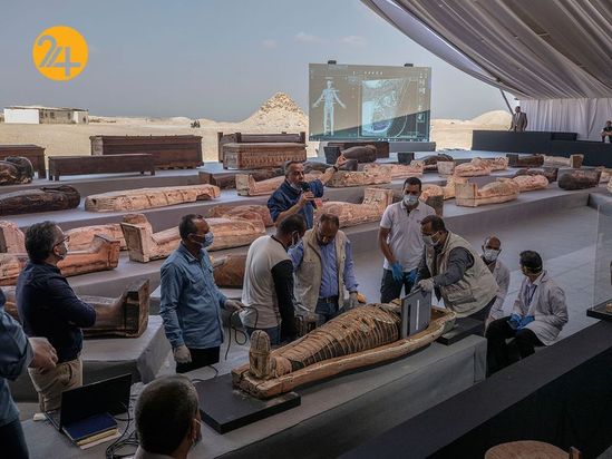 کشف تابوتهای مصر باستان