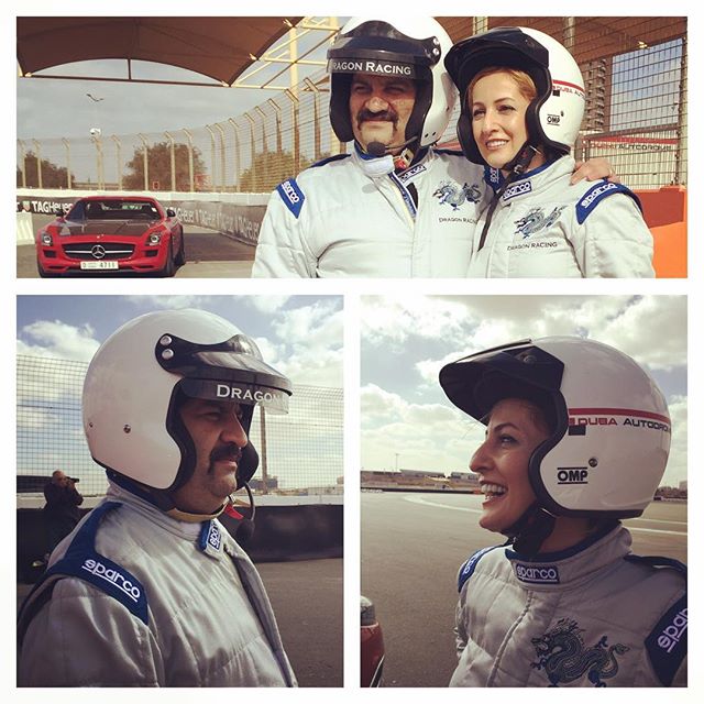 قاسم خانی و شقایق دهقان در پیست (عکس)