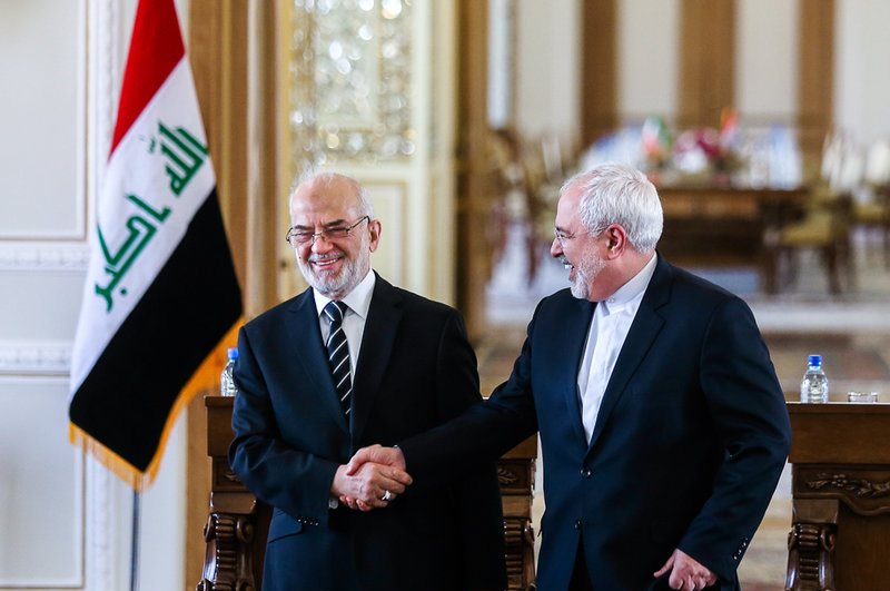 دیدار و نشست خبری مشترک وزرای خارجه ایران و عراق (تصاویر)