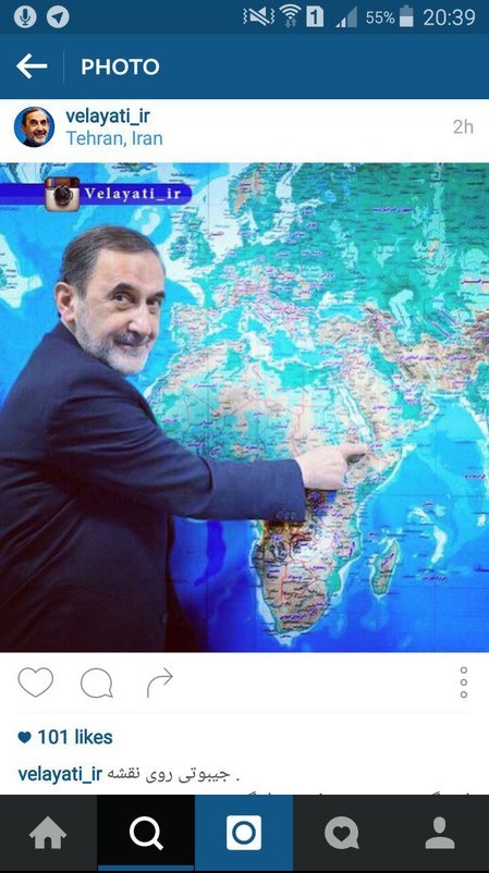 ولایتی جیبوتی را روی نقشه پیدا کرد + عکس