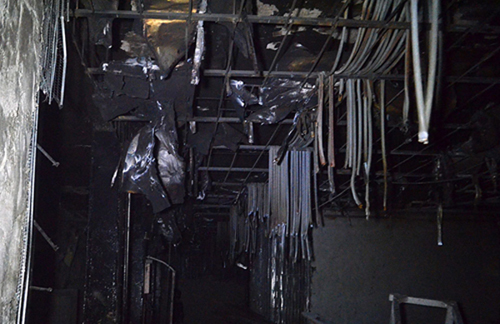 آتش‌سوزی هتل قصر مشهد (تصاویر)