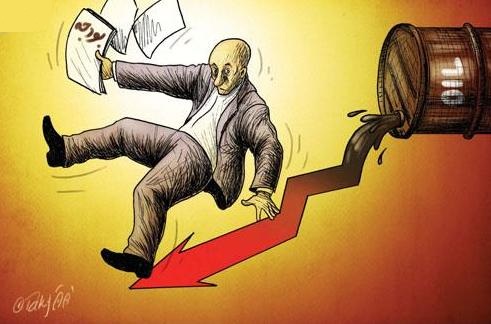 کاهش قیمت نفت معادلات بودجه را پیچیده تر کرده است / کاریکاتور