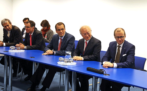 لحظه اعلام پایان تحریم‌ها (تصاویر)