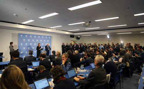 لحظه اعلام پایان تحریم‌ها (تصاویر)