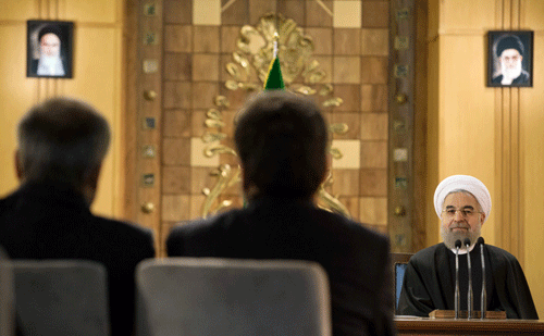 نشست خبری رئیس جمهور (تصاویر)