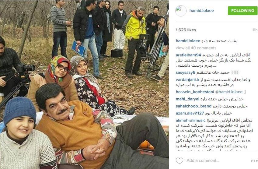 پشت صحنه برنامه سه شو (عکس)