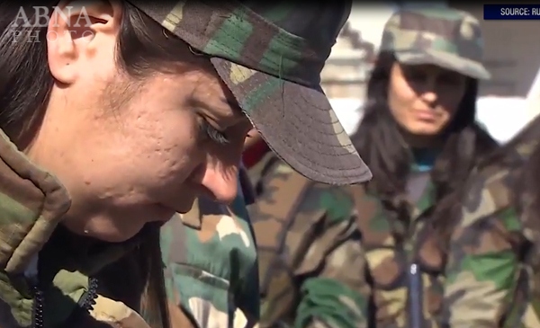 پیوستن زنان سوری داوطلب به ارتش سوریه (تصاویر) پیوستن زنان سوری داوطلب به ارتش سوریه (تصاویر)