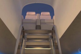 نصب صندلی روي سقف هواپيما (تصاوير) نصب صندلی روي سقف هواپيما (تصاوير)