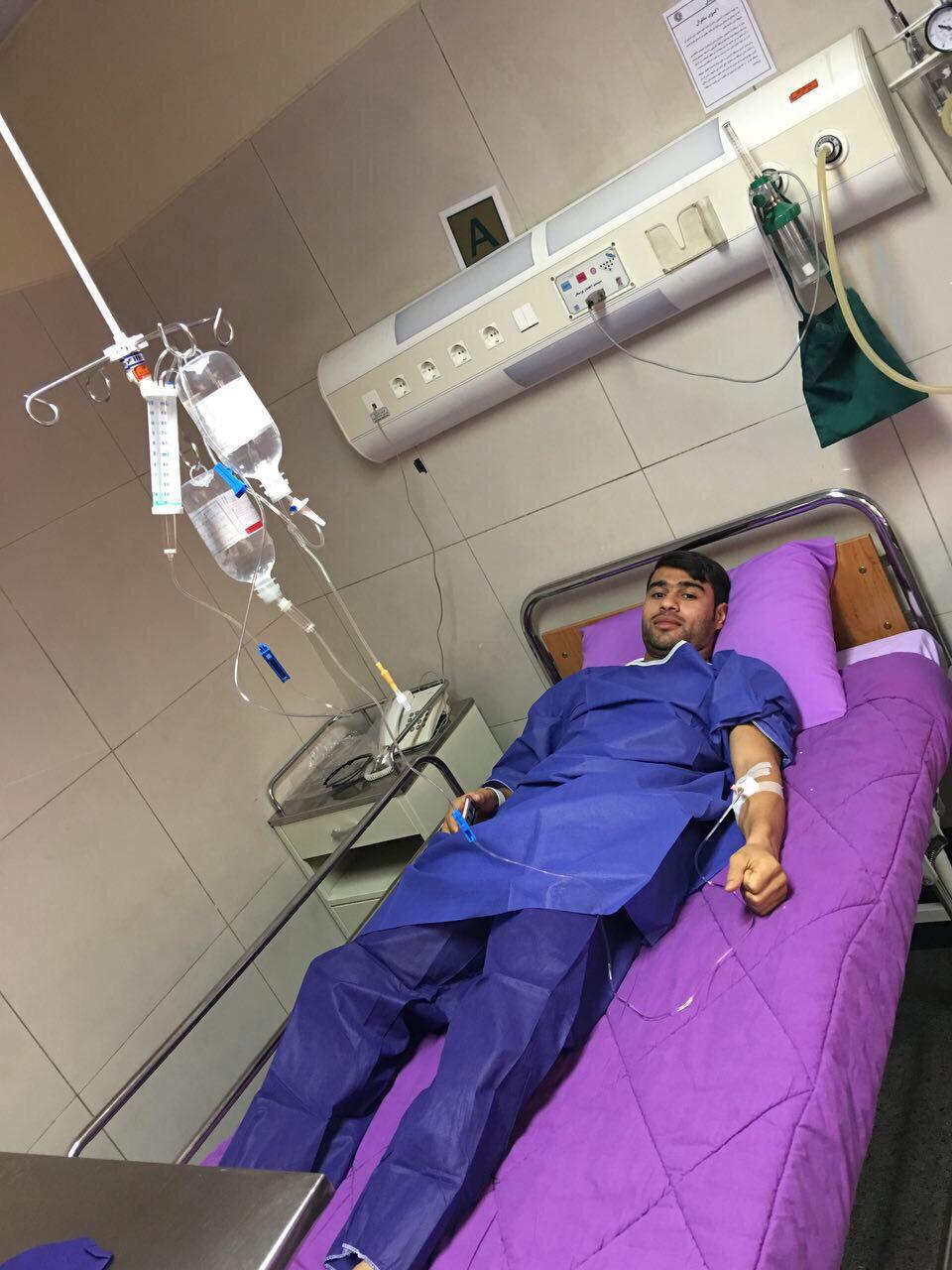 ستاره استقلال خوزستان جراحی شد (عکس)