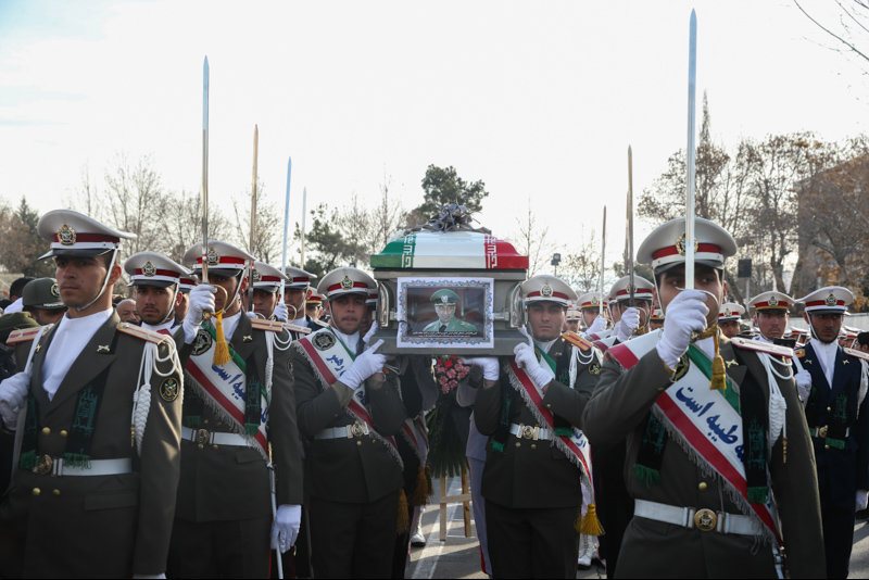 تشییع پیکر سرلشکر سلیمی - فرمانده پیشین ارتش