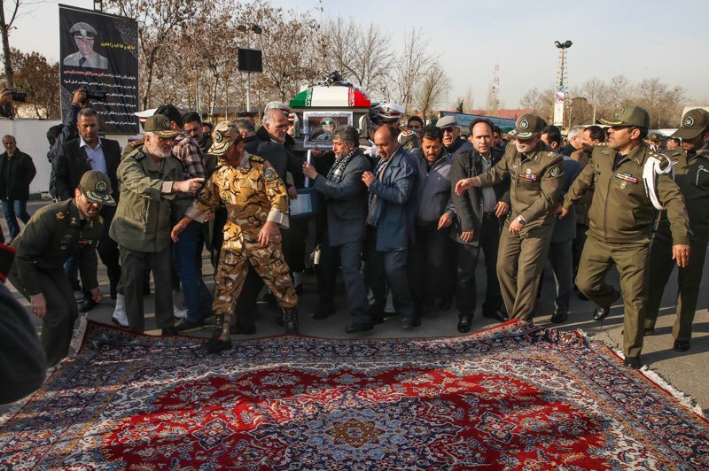 تشییع پیکر سرلشکر سلیمی - فرمانده پیشین ارتش