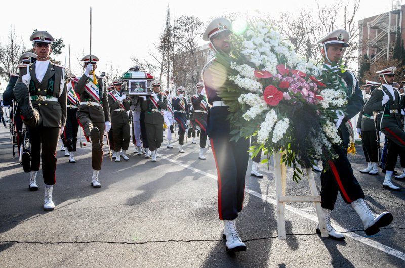 تشییع پیکر سرلشکر سلیمی - فرمانده پیشین ارتش