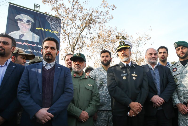 تشییع پیکر سرلشکر سلیمی - فرمانده پیشین ارتش