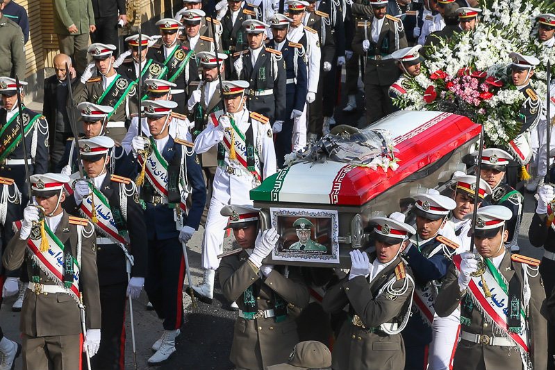 تشییع پیکر سرلشکر سلیمی - فرمانده پیشین ارتش