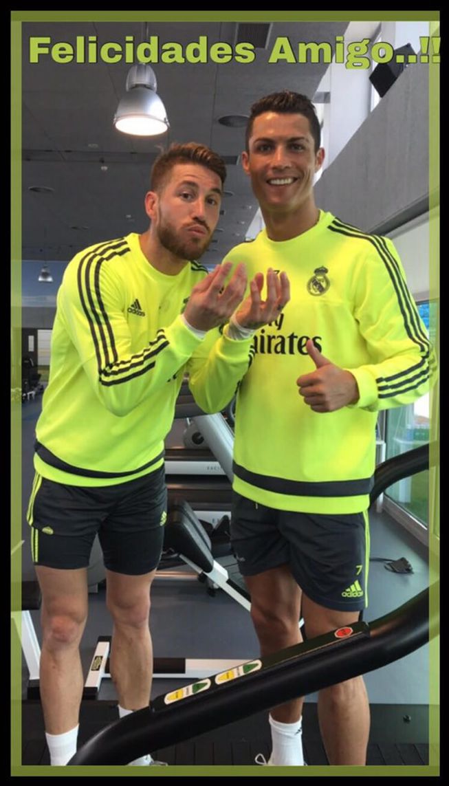تبریک تولد جالب راموس به رونالدو (عکس) تبریک تولد جالب راموس به رونالدو (عکس)