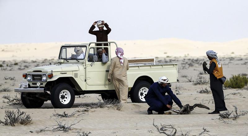 تفریح لوکس در صحرای امارات (تصاویر)