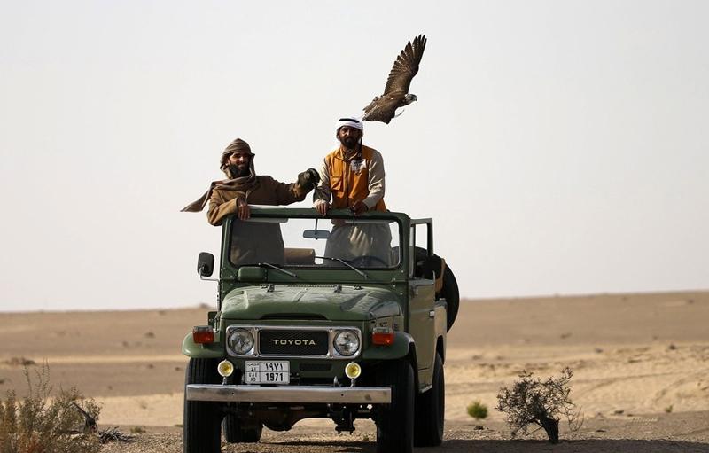 تفریح لوکس در صحرای امارات (تصاویر)