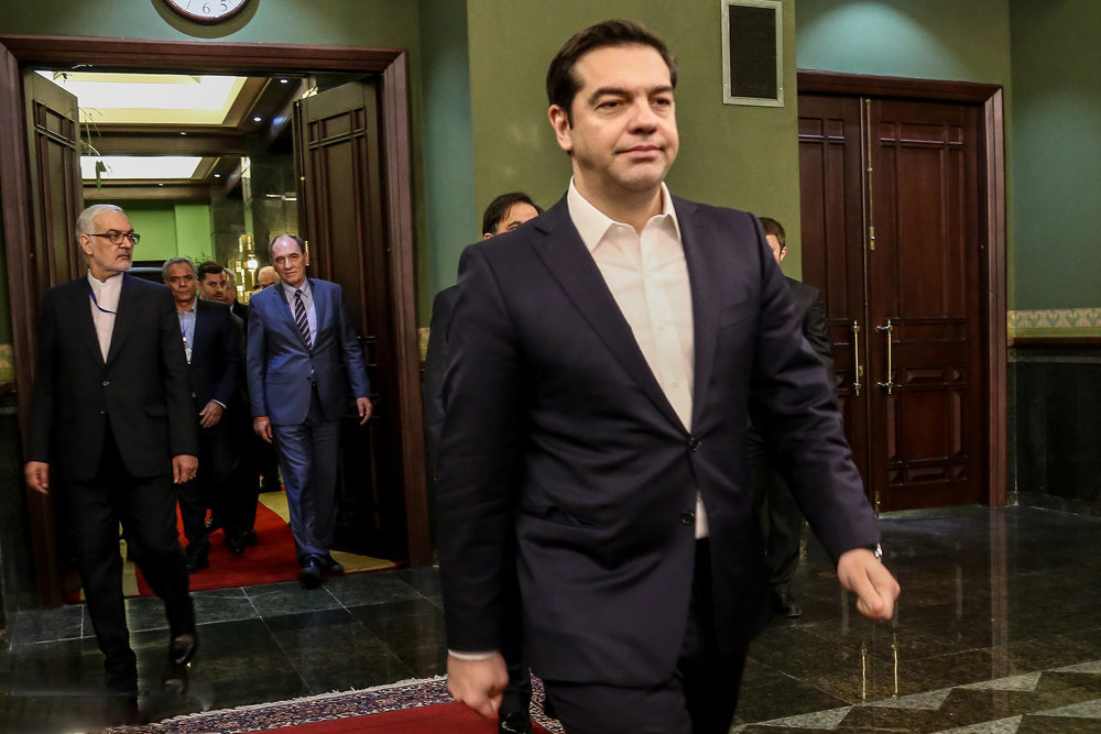 دیدار نخست وزیر یونان با رئیس جمهور