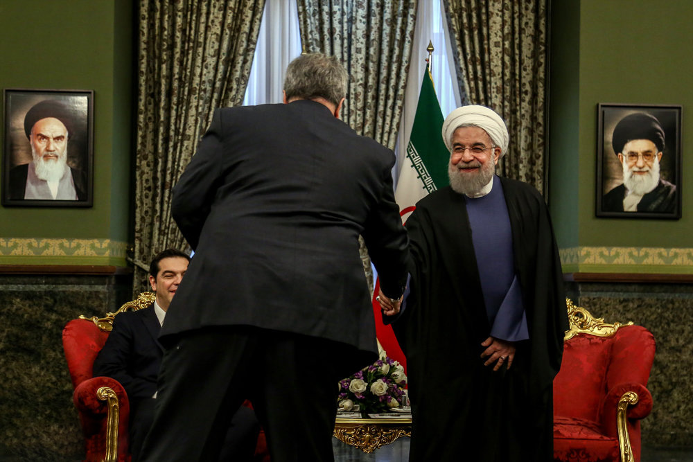 دیدار نخست وزیر یونان با رئیس جمهور