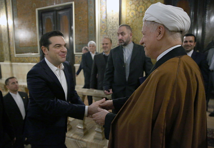 دیدار نخست وزیر یونان با آیت الله هاشمی رفسنجانی دیدار نخست وزیر یونان با آیت الله هاشمی رفسنجانی