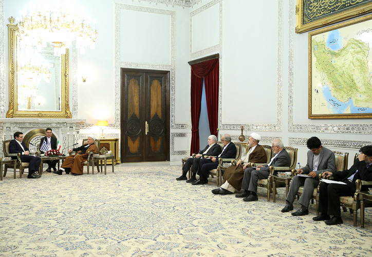 دیدار نخست وزیر یونان با آیت الله هاشمی رفسنجانی دیدار نخست وزیر یونان با آیت الله هاشمی رفسنجانی