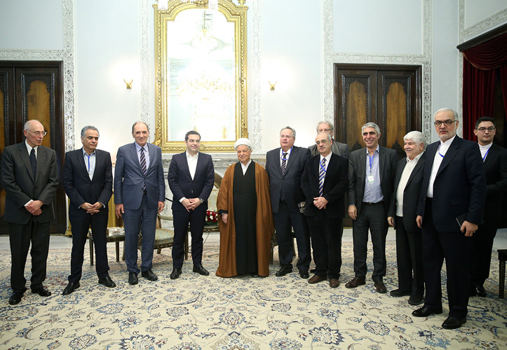 دیدار نخست وزیر یونان با آیت الله هاشمی رفسنجانی دیدار نخست وزیر یونان با آیت الله هاشمی رفسنجانی