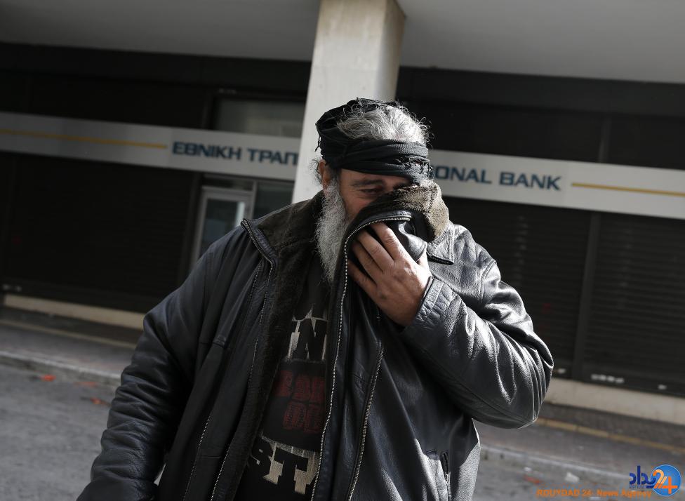 کشاورزان یونانی در اعتراض