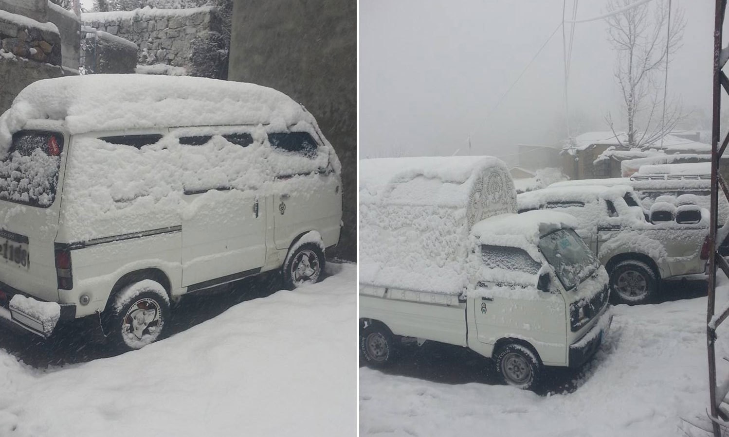 بارش برف پس از ۱۰ سال در پایتخت پاکستان (تصاویر) بارش برف پس از ۱۰ سال در پایتخت پاکستان (تصاویر)