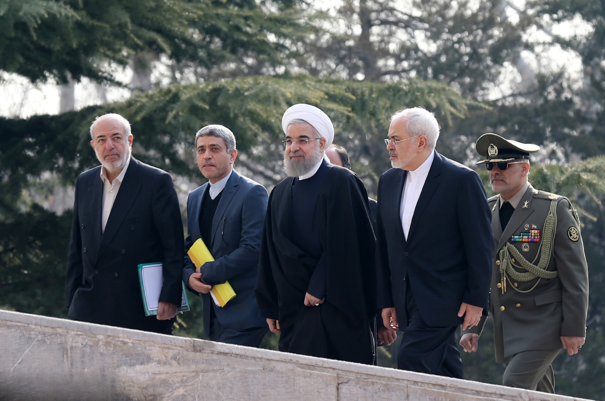 امضای تفاهم نامه و استقبال رسمی روحانی از رییس جمهوری غنا