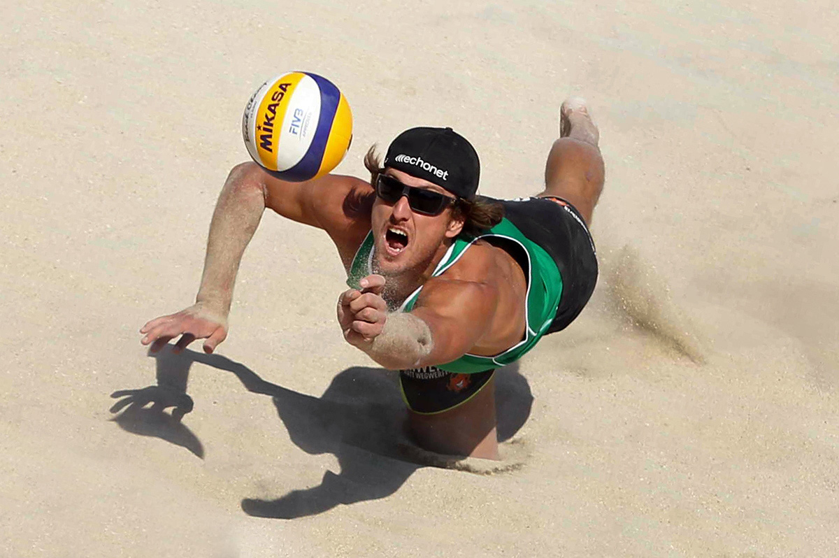 نخستین روز تور جهانی والیبال ساحلی