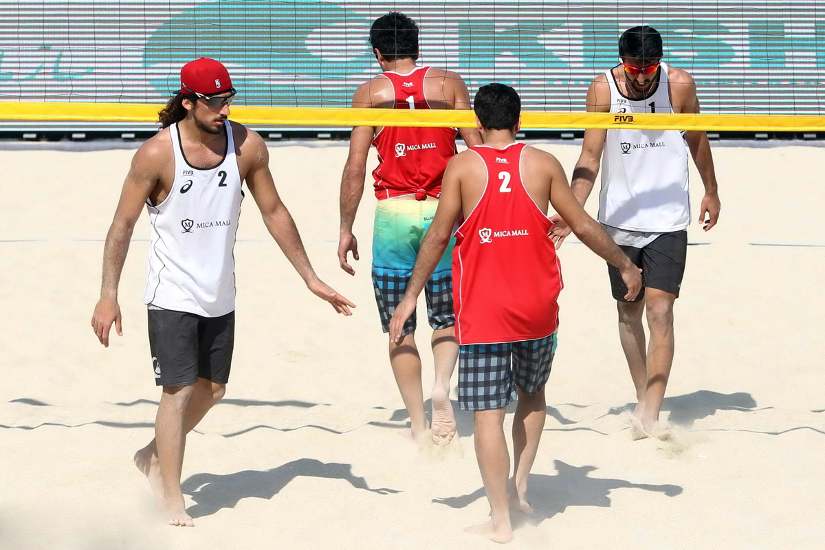 نخستین روز تور جهانی والیبال ساحلی