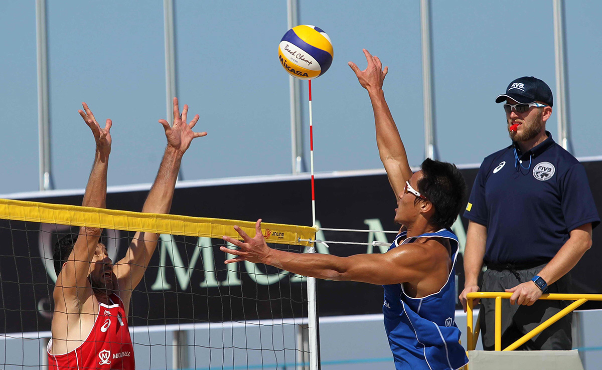 نخستین روز تور جهانی والیبال ساحلی