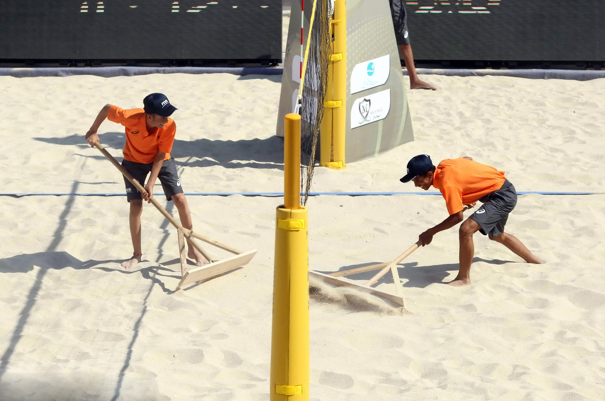 نخستین روز تور جهانی والیبال ساحلی