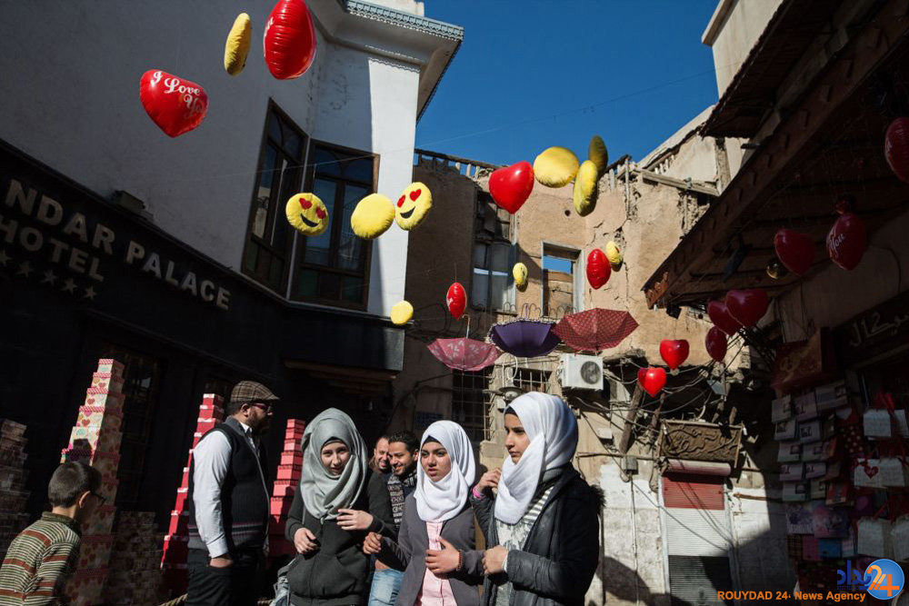 زندگی  عادی در دمشق آرام