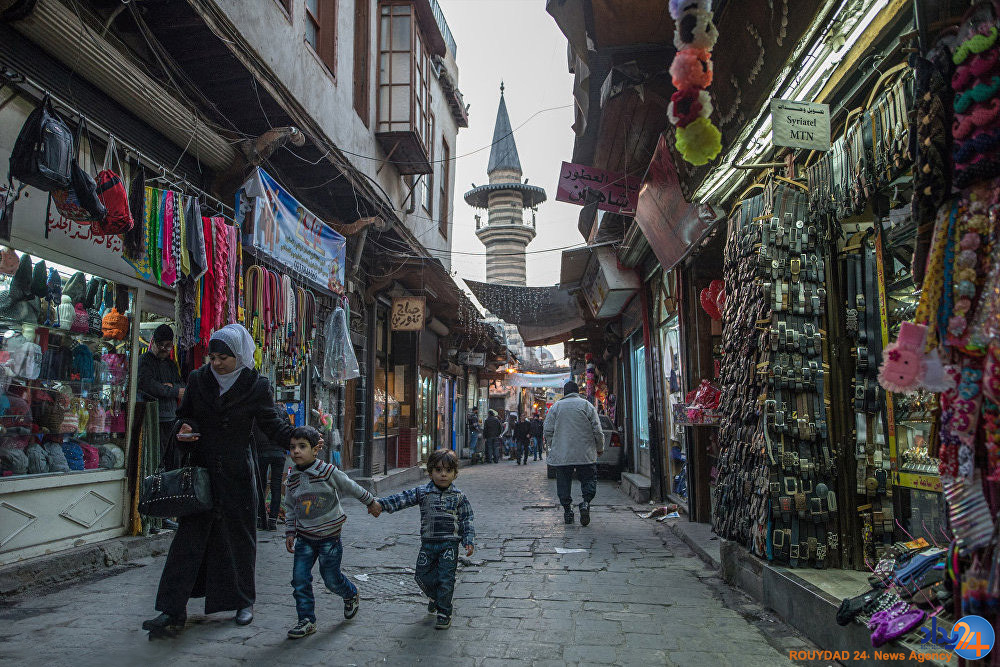زندگی  عادی در دمشق آرام