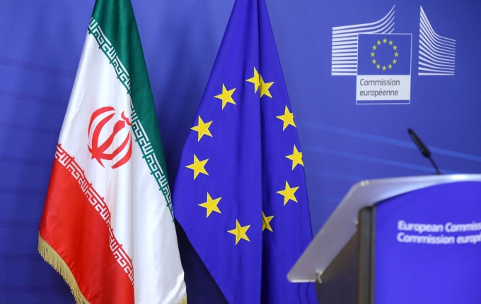 کنفرانس مطبوعاتی مشترک ظریف و موگرینی در بروکسل